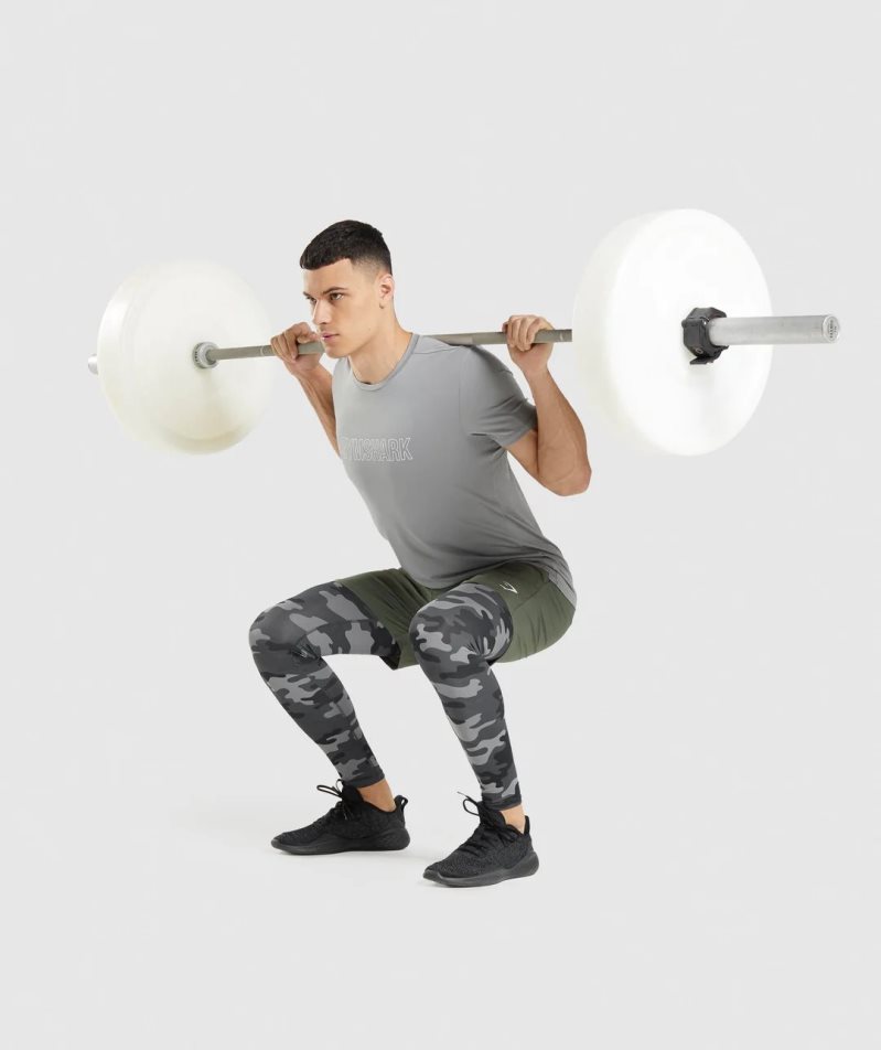 Legginsy Gymshark Element Baselayer Męskie Camo | PL 745LCA